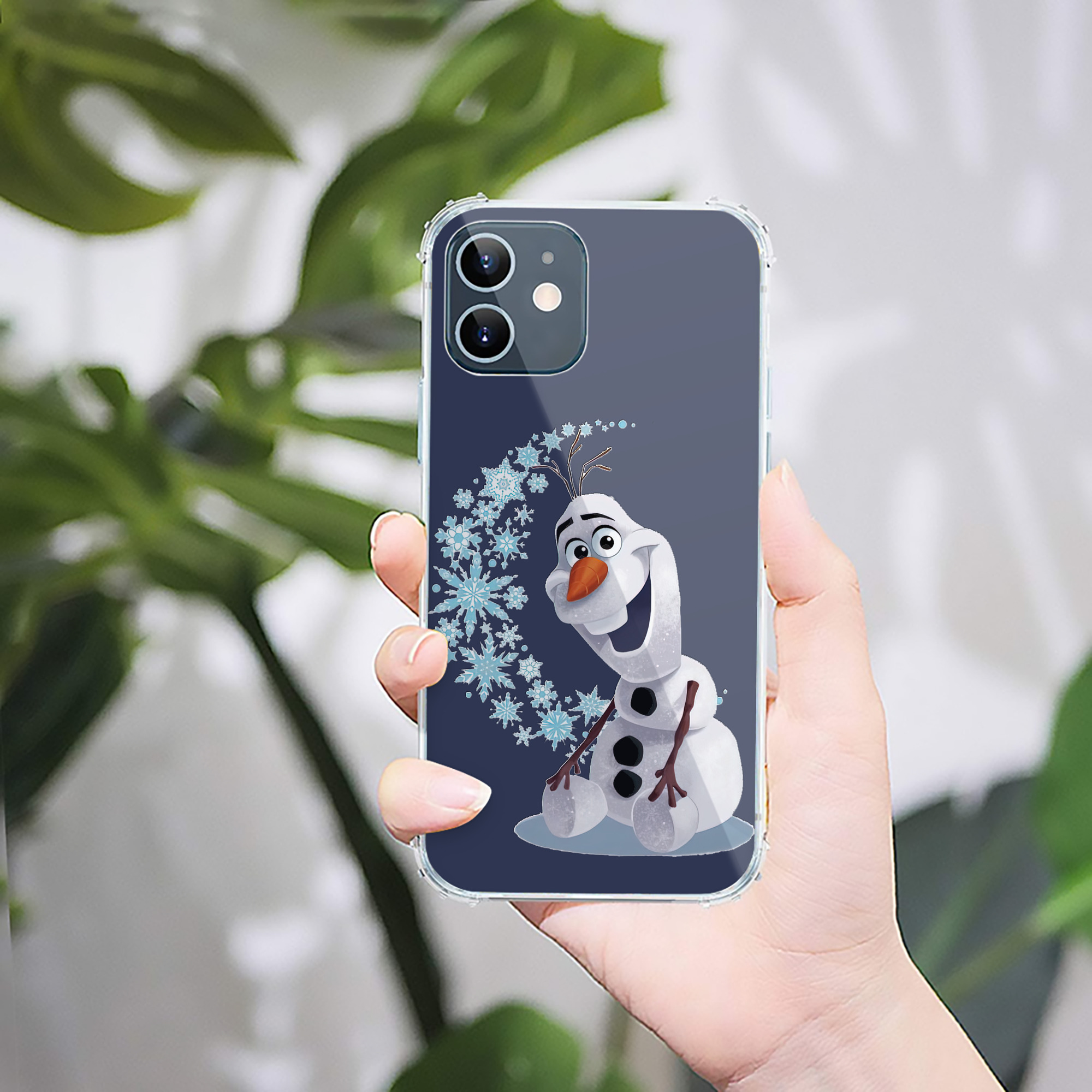（画像用） アナと雪の女王 アンナ エルサ Frozen Anna Elsa 【iPhone 12シリーズ対応】透明スマホケース（クリアソフトケース）